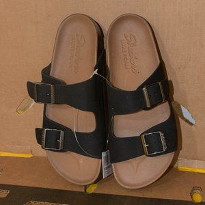Skechers Black Double Strap Sandals